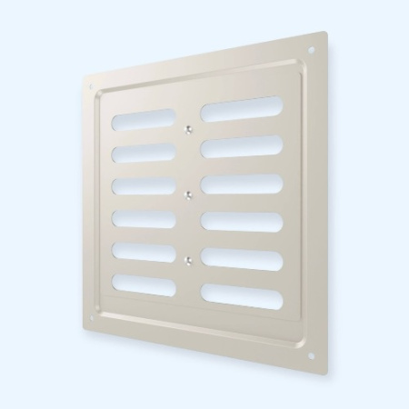 2020MER Beige ERA Решетка вентиляционная MER регулируемая 200х200 окраш.сталь Beige